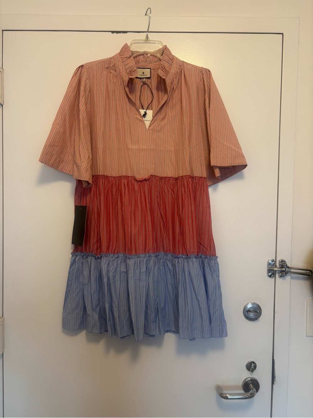 Tuckernuck Tiered Short-Sleeve Dress